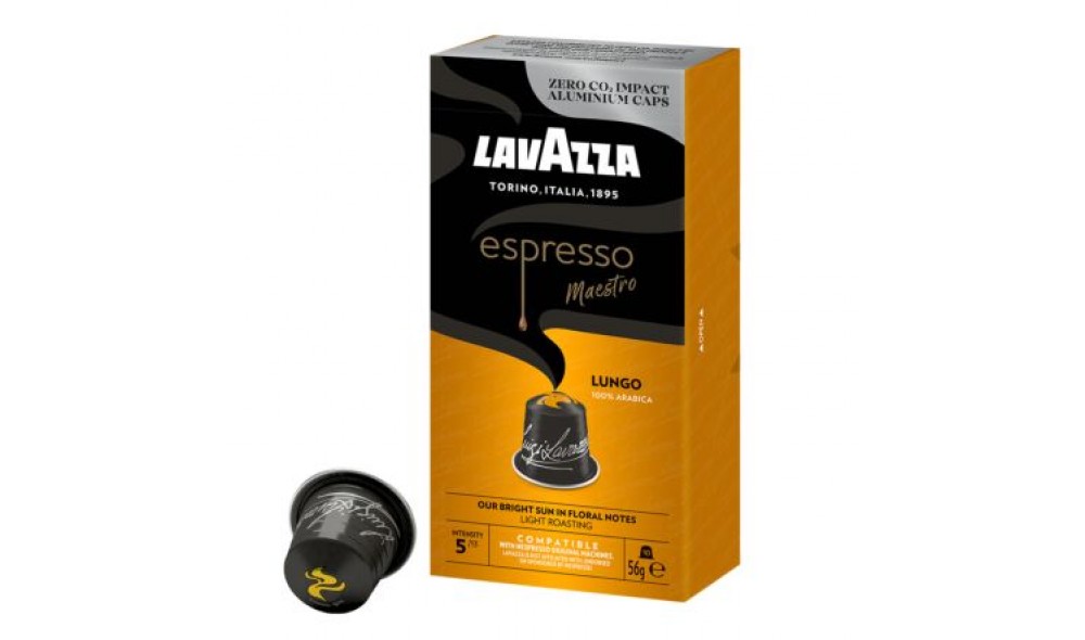 Boutique Lion - Lavazza 10 Capsules Maestro lungo - compatibles Nespresso®